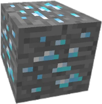 a black cube with blue squares on it