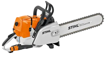 a chainsaw is shown on a white background