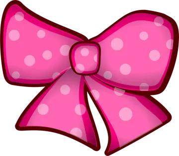 a pink bow clipart