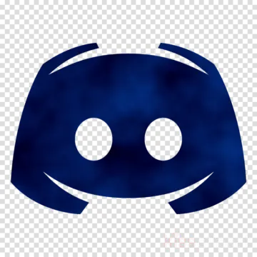 a blue mask on a transparent background