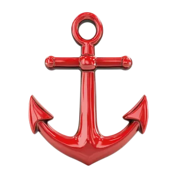 an anchor on a white background