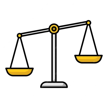 an icon of a balance scale