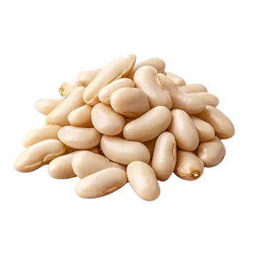 a pile of white beans