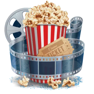 a bucket full of popcorn