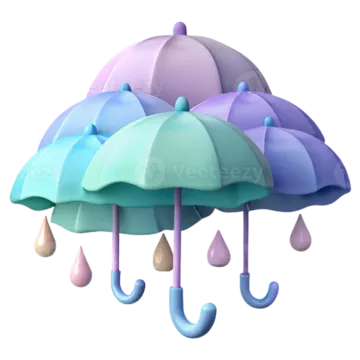 a bunch of colorful umbrellas hanging from the ceiling