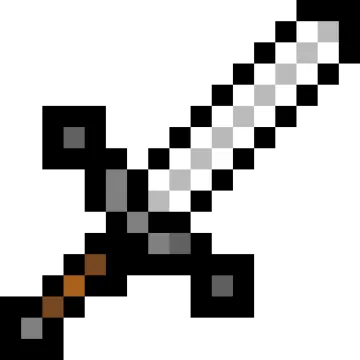 a black and white pixel with squares on it