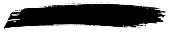 a black brush stroke on a white background