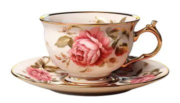 a cup and saucer