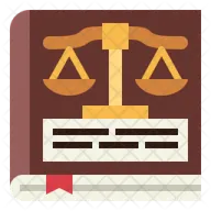 an icon of a judge's book