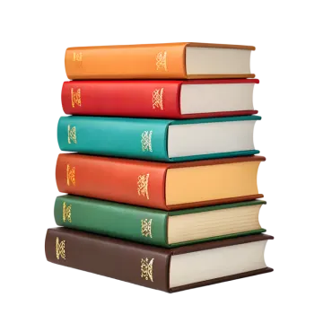 a stack of books on top of each other books