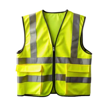 a safety vest on a white background