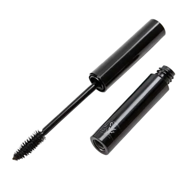the mascara is a black mascara with long lashes