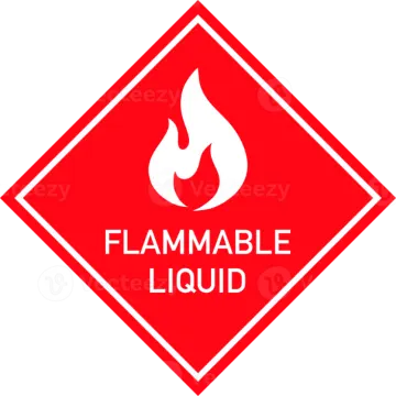 the flame liquid logo on a white background