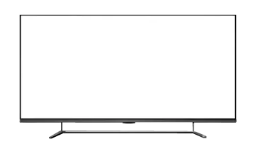 a flat screen tv on a white background