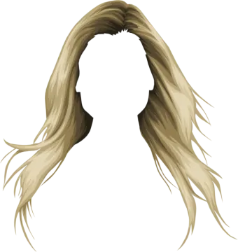 a drawing of a woman with long hair
