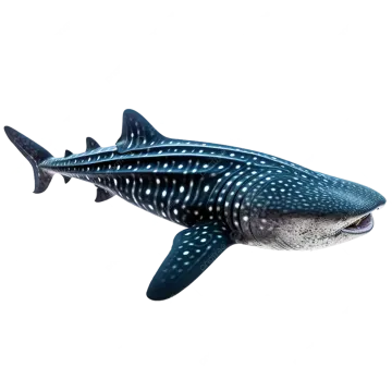 a whale is shown on a white background