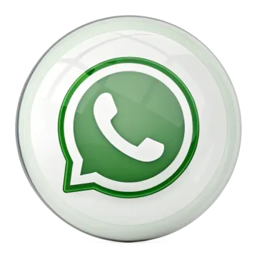 a white button with a green icon on it
