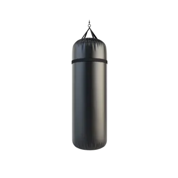 a black bag hanging on a white wall