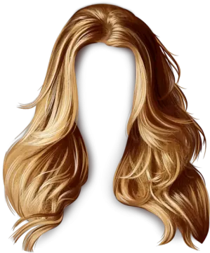 a drawing of a woman's hair