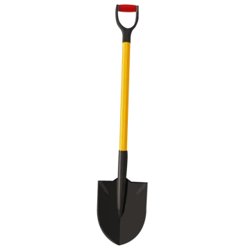 a shovel on a white background
