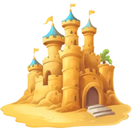 an image of a sand castle