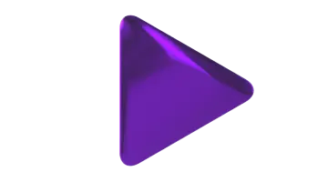 a purple triangle on a white background