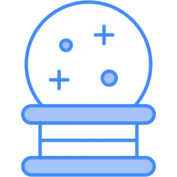 a snow globe on top of a table
