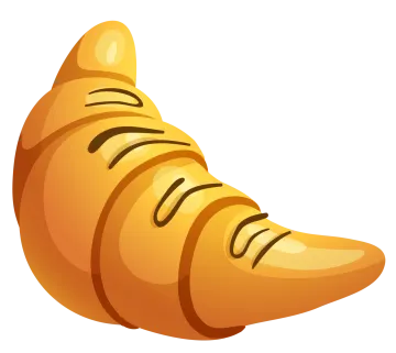 a croise on a white background