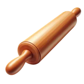 an image of a wooden rolling pin