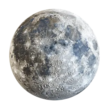 an image of the moon on a white background