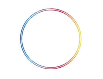 an image of a rainbow colored circle