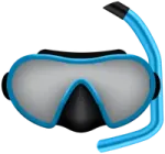 a pair of scuba goggles