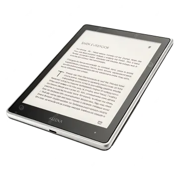 the kindle e - reader is shown on a white background