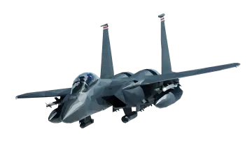 a fighter jet flying through the air
