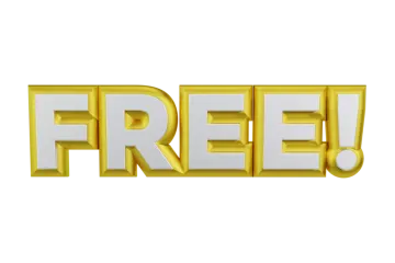 the word free on a white background