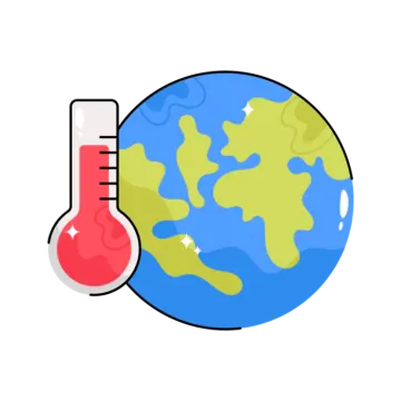 a globe with a test tube next to it