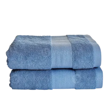 a pair of towels on a white background
