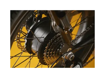 a close up of the front wheel of a bike