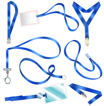blue ribbon on white background
