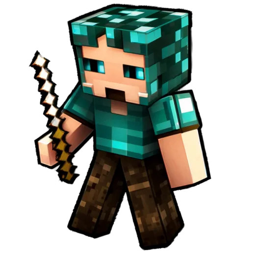 an image of a minecraft character