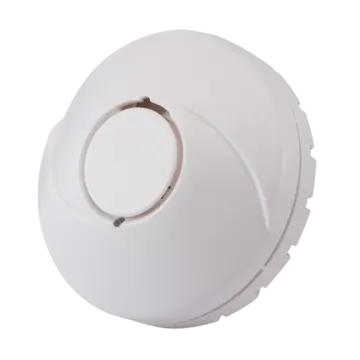 a smoke detector on a white background