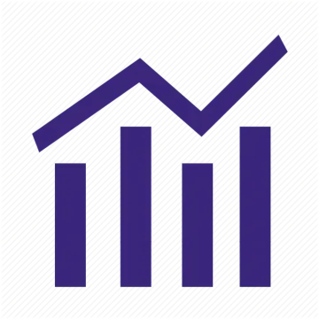 a bar graph icon