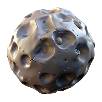 a sphere with holes on it