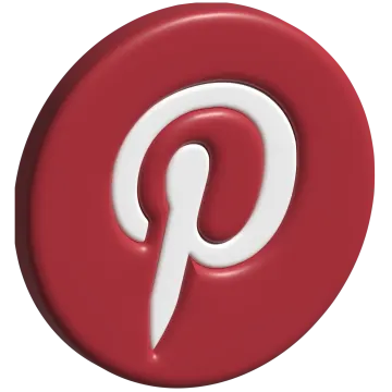 a red pin with the word pin on it