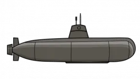 an illustration of a submarine