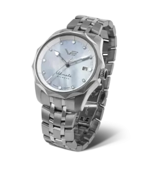 a women's watch on a white background