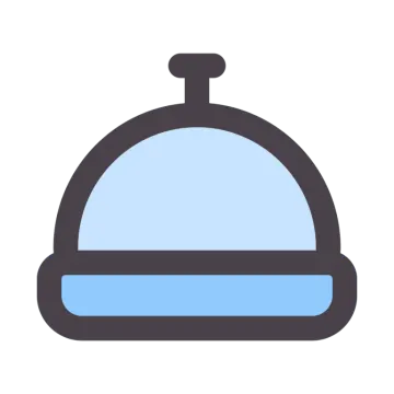 an icon of a clochet