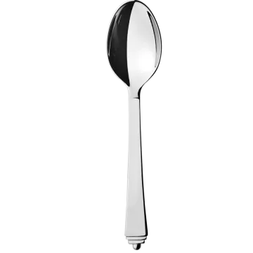a spoon with a black handle on it