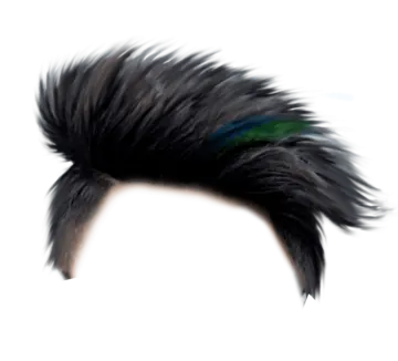 a close up of a man's hair