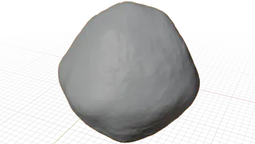 an object is shown on a white surface